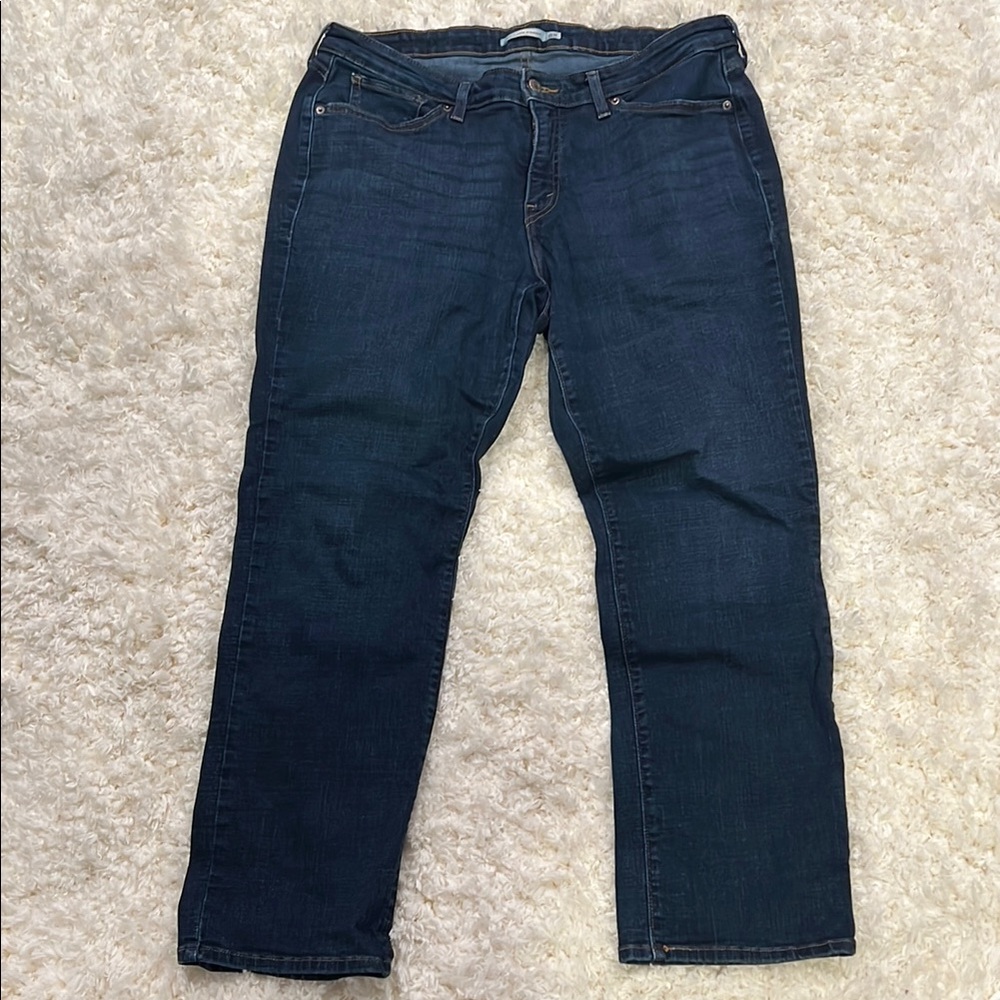 Dark Blue Denim Jeans